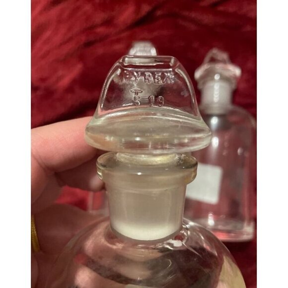 Vintage Pyrex Pharmaceutical Glass Bottles - Picture 2 of 3
